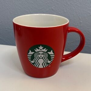 Starbucks 2020 Classic Green Mermaid Logo Red Coffee Mug Cup 12 Ounce